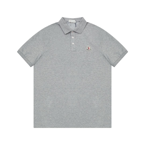 ÁO MONCLER POLO SHIRT GREY MÀU XÁM