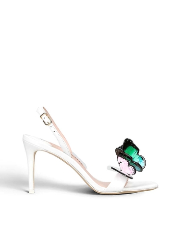 GIÀY SOPHIA WEBSTER Vanessa butterfly-embellished heeled sandals