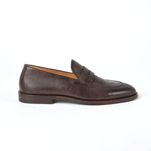 GIÀY BRUNELLO CUCINELLI LOAFER CALFSKIN SHOES AAA DA BÊ HẢO HẠNG