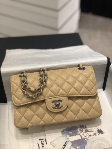TÚI CHANEL CF 23 CAVIAR YELLOW DA HAAS SILVER