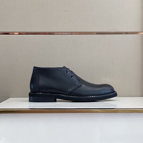 GIÀY SALVATORE FERRAGAMO DESERT BOOT BLACK TOP QUALITY SHOES AAA
