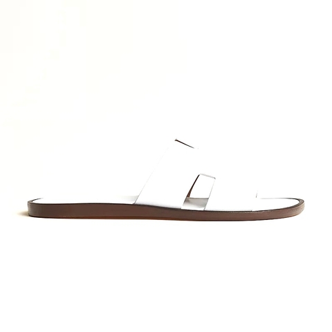 DÉP HERMES IZMIR EPSOM LEATHER BLANC