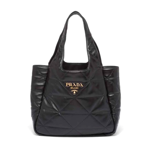 TÚI Prada Medium Nappa-Leather Tote Bag with Topstitching