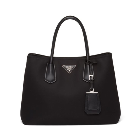 TÚI Prada Nylon Tote with Embroidered Logo