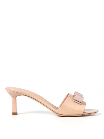 GIÀY SALVATORE FERRAGAMO Beige heeled sandals