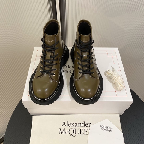 GIÀY ALEXANDER MCQUEEN MARTIN BOOTS SHOES AAA UNISEX NAM VÀ NỮ DA BÊ HẢO HẠNG