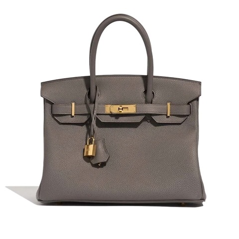 TÚI Hermès Birkin 30 Togo Gris Etain