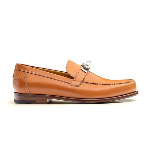 GIÀY HERMES Destin loafer Naturel H