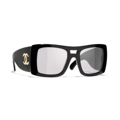 Kính CHANEL ACETATE FRAME HIGH CLASSY AAA MÀU ĐEN XÁM
