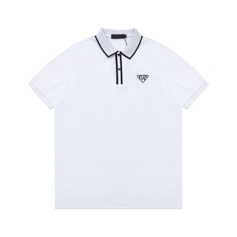 ÁO PRADA POLO SHIRT WHITE MÀU TRẮNG