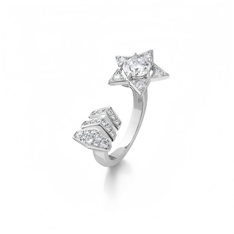 NHẪN CHANEL COMETE HỞ HÌNH NGÔI SAO CHỔI