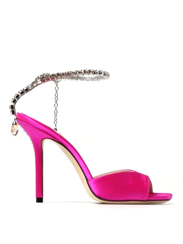 GIÀY JIMMY CHOO Fuchsia heeled high shoes