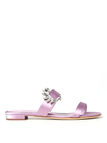 GIÀY MANOLO BLAHNIK Violet flat sandals shoes