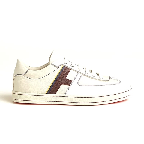 GIÀY HERMES Boomerang sneaker Multicolore Beige Glaise