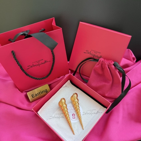 HOA TAI SCHIAPARELLI PARIS HÌNH CON ỐC