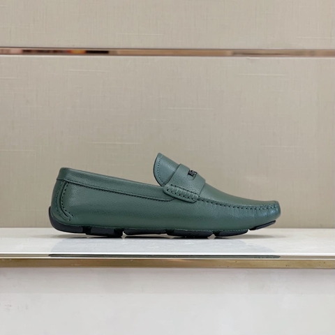 GIÀY SALVATORE FERRAGAMO DRIVING GREEN TOP QUALITY SHOES AAA