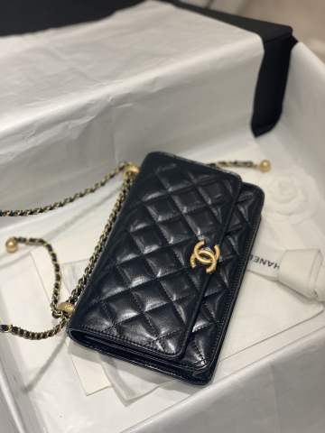 TÚI CHANEL 19 Black đen da HAAS