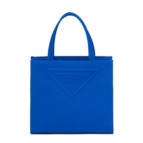 TÚI Prada Drill Tote Handles Bag-Blue