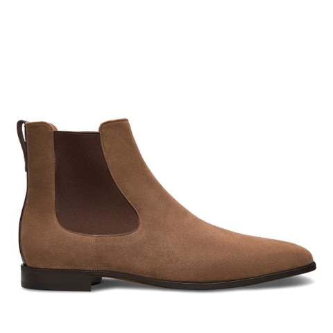GIÀY BERLUTI Demesure Camoscio Leather Boot Visone