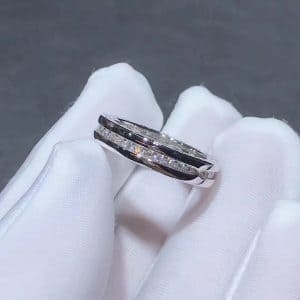 Nhẫn kim cương vàng trắng 18k Bvlgari B.zero1 18K  (Liên hệ để biết giá)