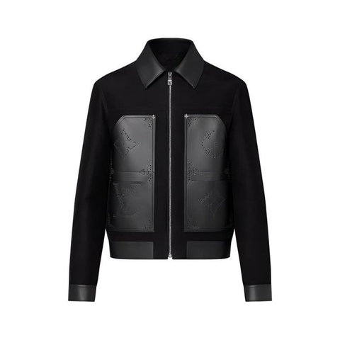 ÁO LOUIS VUITTON LEATHER JACKET TOP QUALITY AAA