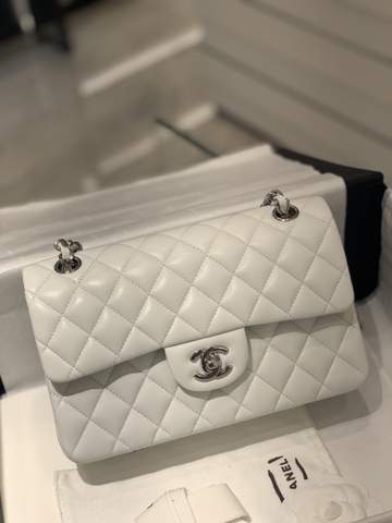 TÚI CHANEL CF 23 BODIN JOYEUX WHITE DA HAAS SILVER