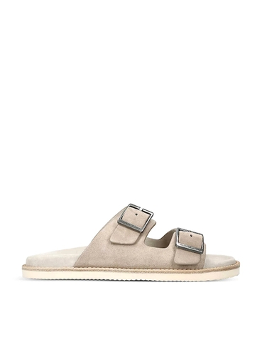 DÉP BRUNELLO CUCINELLI Urban two-strap suede sliders