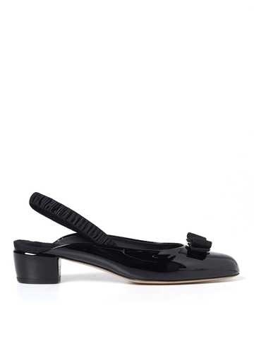 GIÀY SALVATORE FERRAGAMO Black ballet flats shoes