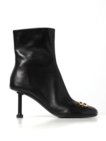 GIÀY BALENCIAGA Black heeled booties shoes