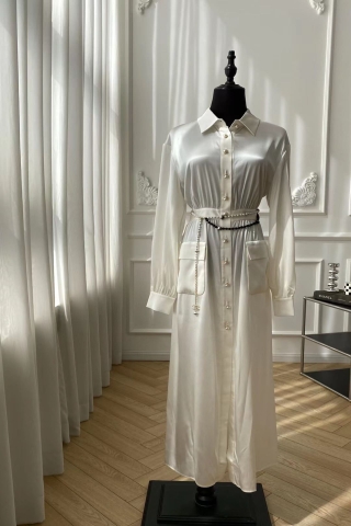 BỘ ĐỒ COCO CHANEL WHITE LONG PARTY High Classy