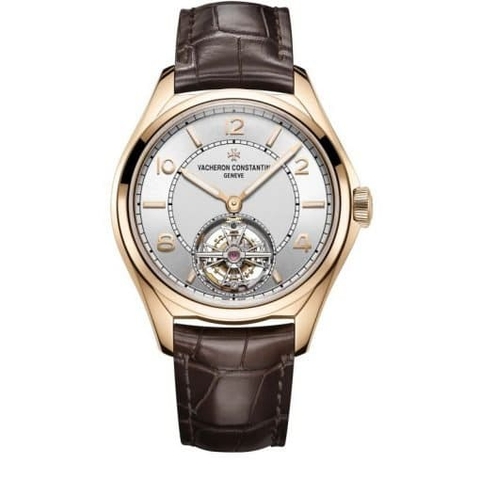 Đồng hồ Vacheron Constantin Fiftysix Tourbillon mặt số màu bạc