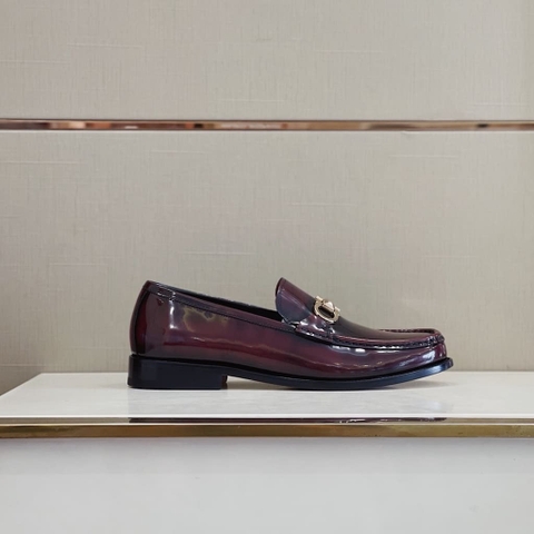 GIÀY SALVATORE FERRAGAMO LOAFER BURGUNDY TOP QUALITY SHOES AAA