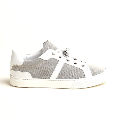 GIÀY HERMES Day Sneaker Prunoir Blanc