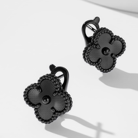 HOA TAI VAN CLEEF & ARPELS GUN MATTE BLACK CLOVER