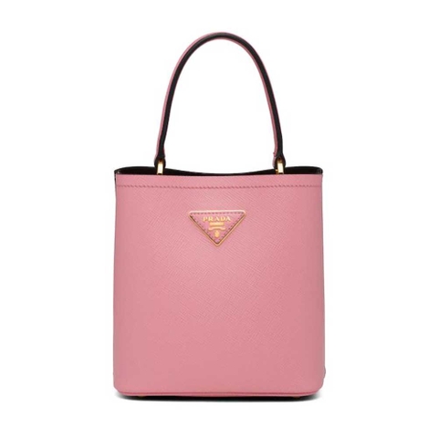 TÚI Prada Saffiano Leather Prada Panier Bag-Pink