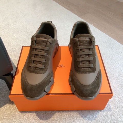 GIÀY HERMES BOUNCING SNEAKER LOW SPORTS DARK CAFE