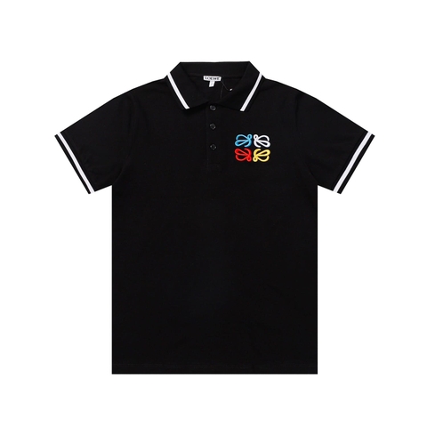 ÁO LOEWE POLO SHIRT BLACK MÀU ĐEN
