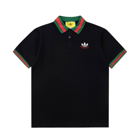ÁO GUCCI X ADIDAS POLO SHIRT BLACK