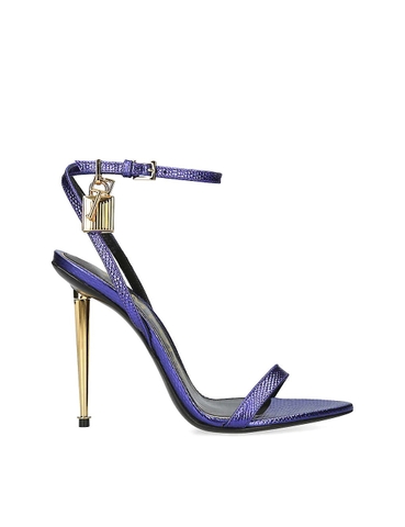GIÀY TOM FORD Padlock leather heeled sandals
