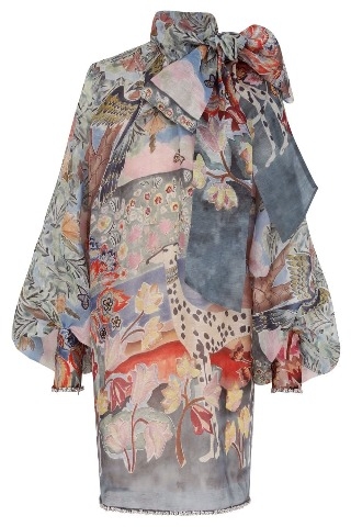 ÁO ZIMMERMANN EDEN GARDEN LONG FLORAL PARTY High Classy