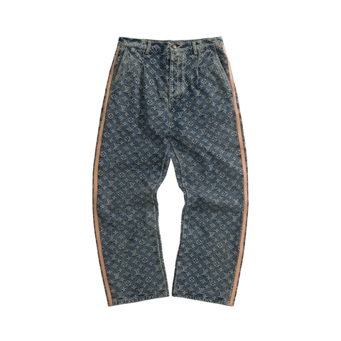 QUẦN LOUIS VUITTON DENIM MONOGRAM TOP QUALITY AAA UNISEX
