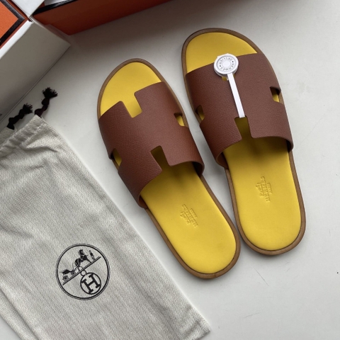 DÉP HERMES IZMIR BROWN H SANDAL AAA
