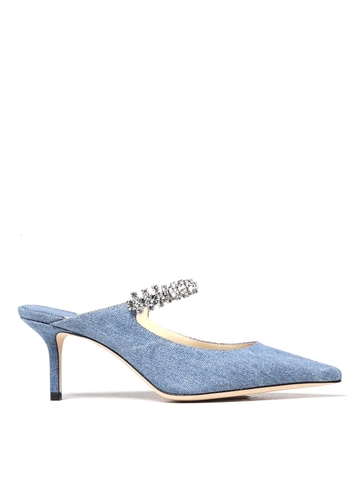 GIÀY JIMMY CHOO Blue high heel shoes