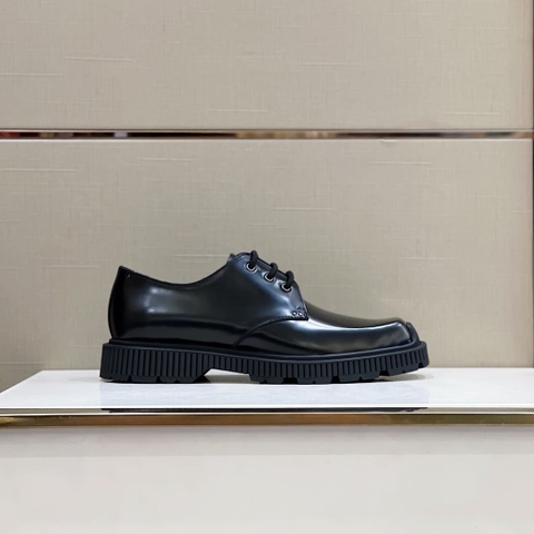 GIÀY BERLUTI CAMDEN DERBY BLACK HANDMADE TOP QUALITY SHOES AAA