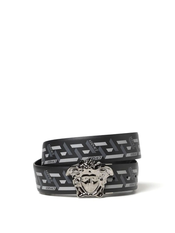 DÂY LƯNG VERSACE GRECA Black leather