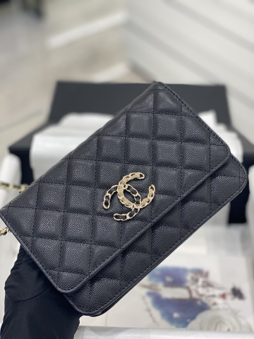TÚI CHANEL WOC Caviar Black đen da HAAS