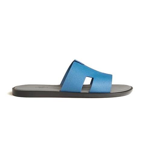 DÉP HERMES IZMIR EPSOM LEATHER Bleu Bleuet Gris Osmium