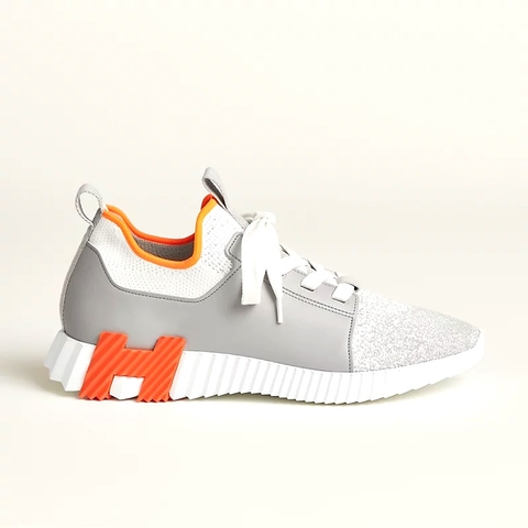 GIÀY HERMES Depart sneaker Blanc Gris