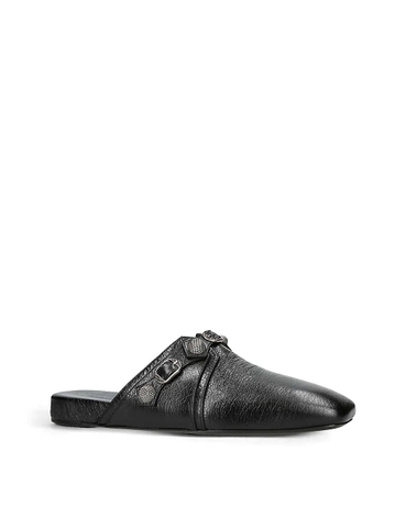 GIÀY BALENCIAGA Cosy Cagole studded leather mules