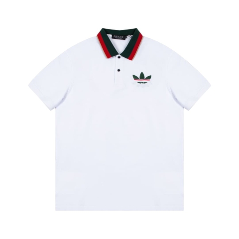 ÁO GUCCI X ADIDAS POLO SHIRT WHITE MÀU TRẮNG